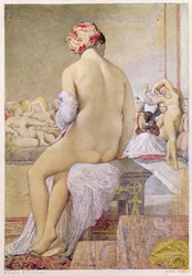 Odalisque nebo malý lazebník, 1864